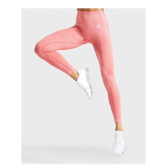 Gymshark Pants - Gymshark Women's Vital Seamless Leggings Size Small Pink Training Athletic Coral